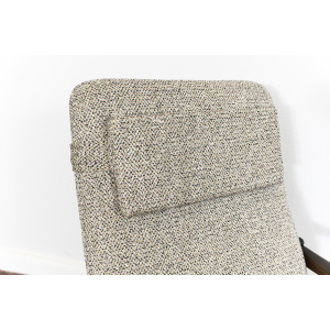 High Back Armchair "GFM-64" and Ottoman designed by Edmund Homa, Poland, 1960s