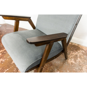 Pair Of Mid Century Modern Oak Armchairs, 1960s, Czechoslovakia