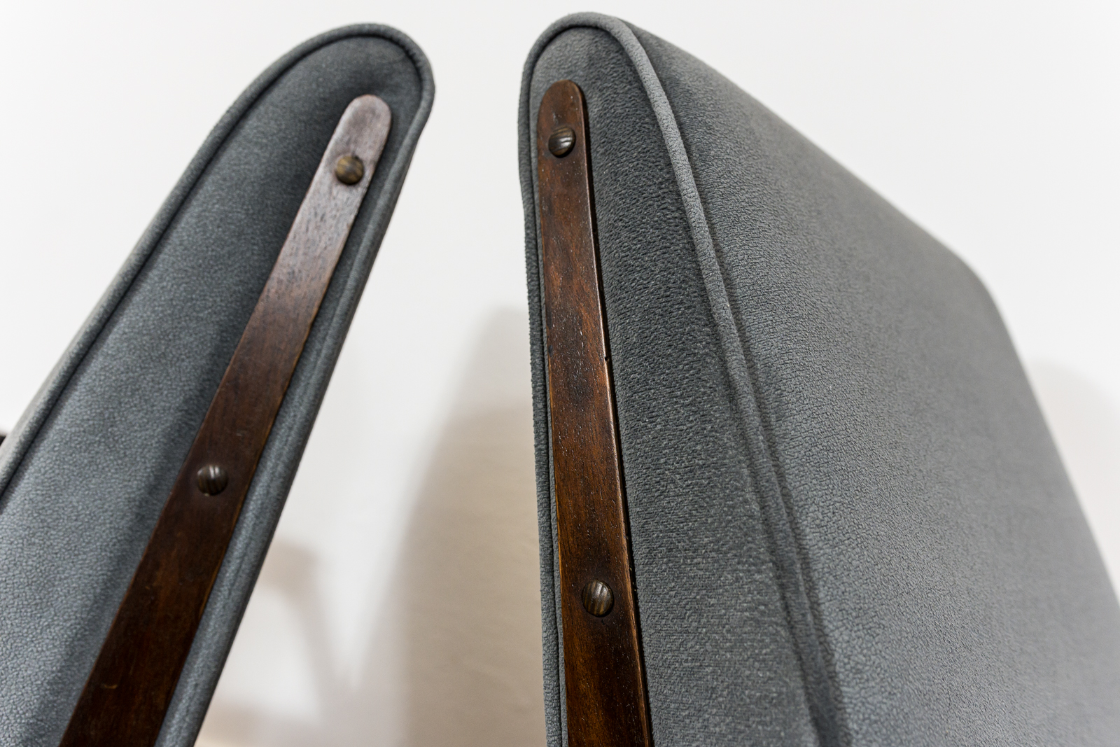 Pair Of Mid Century Modern Oak Armchairs, 1960s, Czechoslovakia