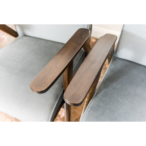 Pair Of Mid Century Modern Oak Armchairs, 1960s, Czechoslovakia