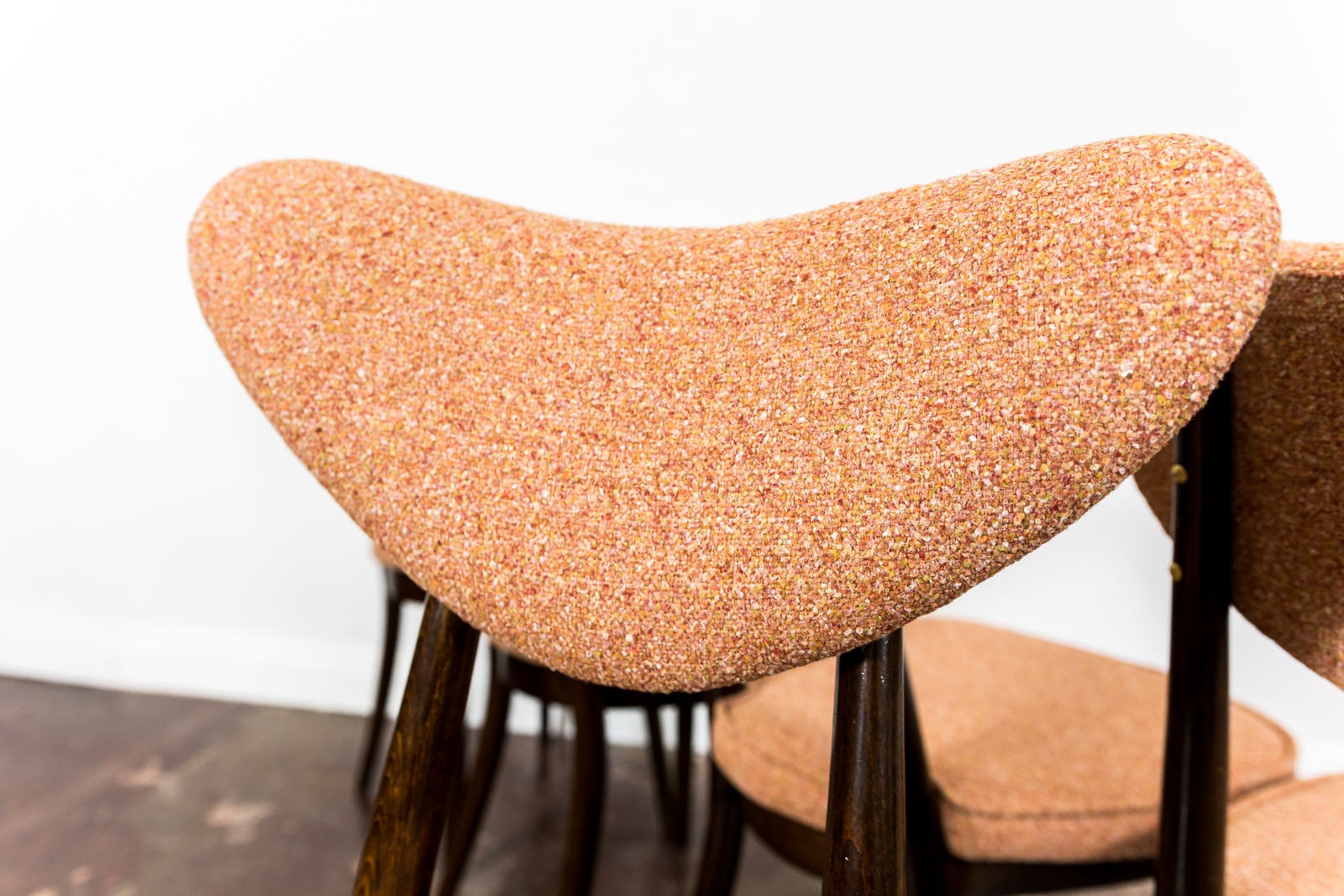 Model No. 124 Chairs By Helena & Jerzy Kurmanowicz, 1960s, Poland, Set Of 5