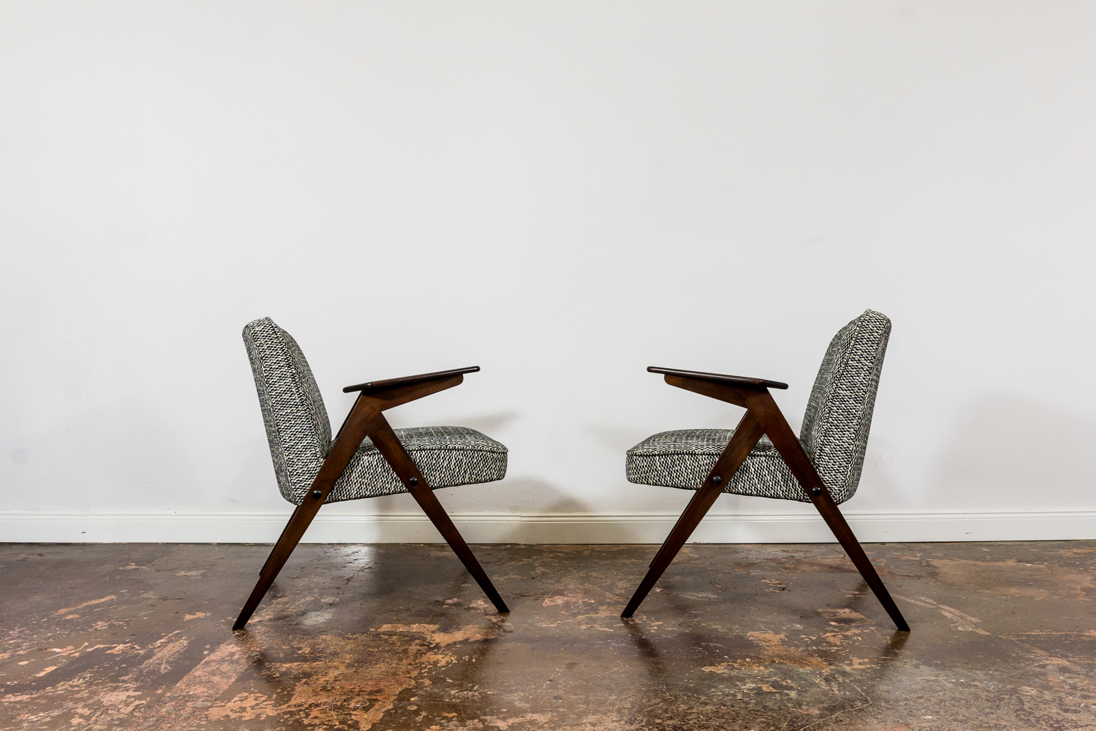 Mid Century Armchairs “Bunny” Type 300-177, 1970’S, Set Of 4