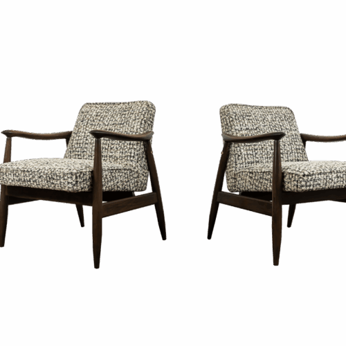 Model Gfm 87, Type 300 203 Armchairs By Juliusz Kędziorek For Gfm, 1960s, Set Of 2