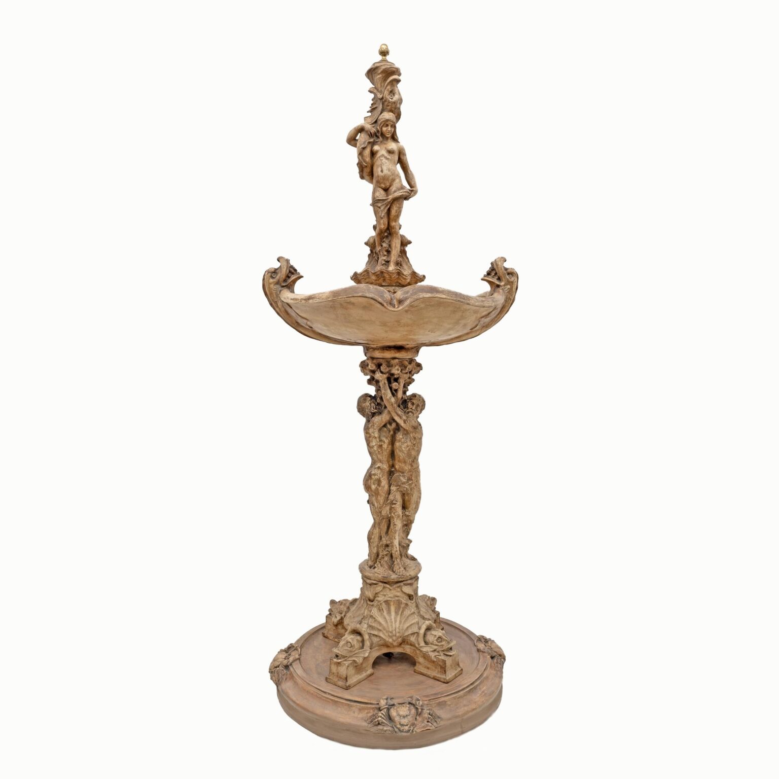 Neo-Renaissance Italian Terracotta Fountain. Tuscany, early 19th century