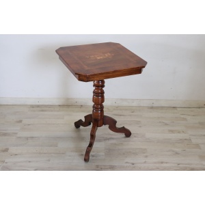 Louis Philippe Style Italian Tripod Table, Late 20th Century