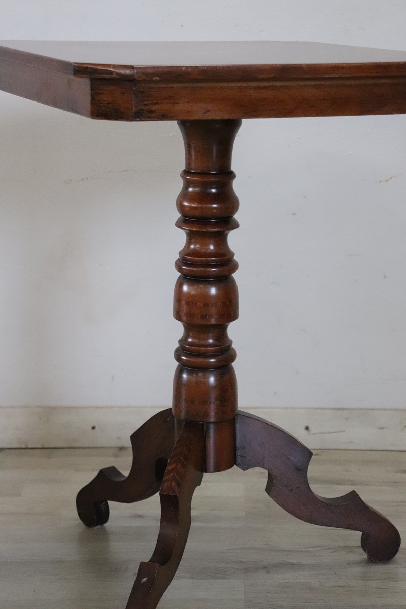 Louis Philippe Style Italian Tripod Table, Late 20th Century