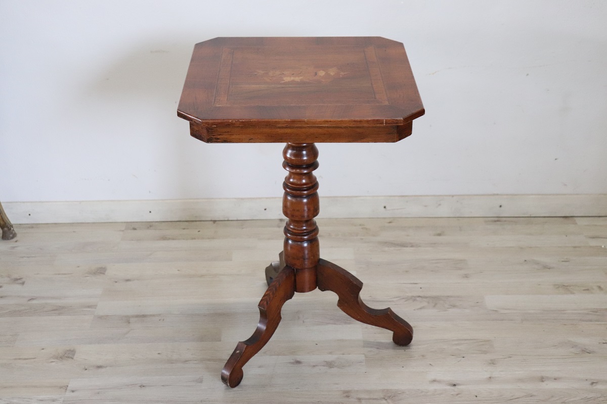 Louis Philippe Style Italian Tripod Table, Late 20th Century