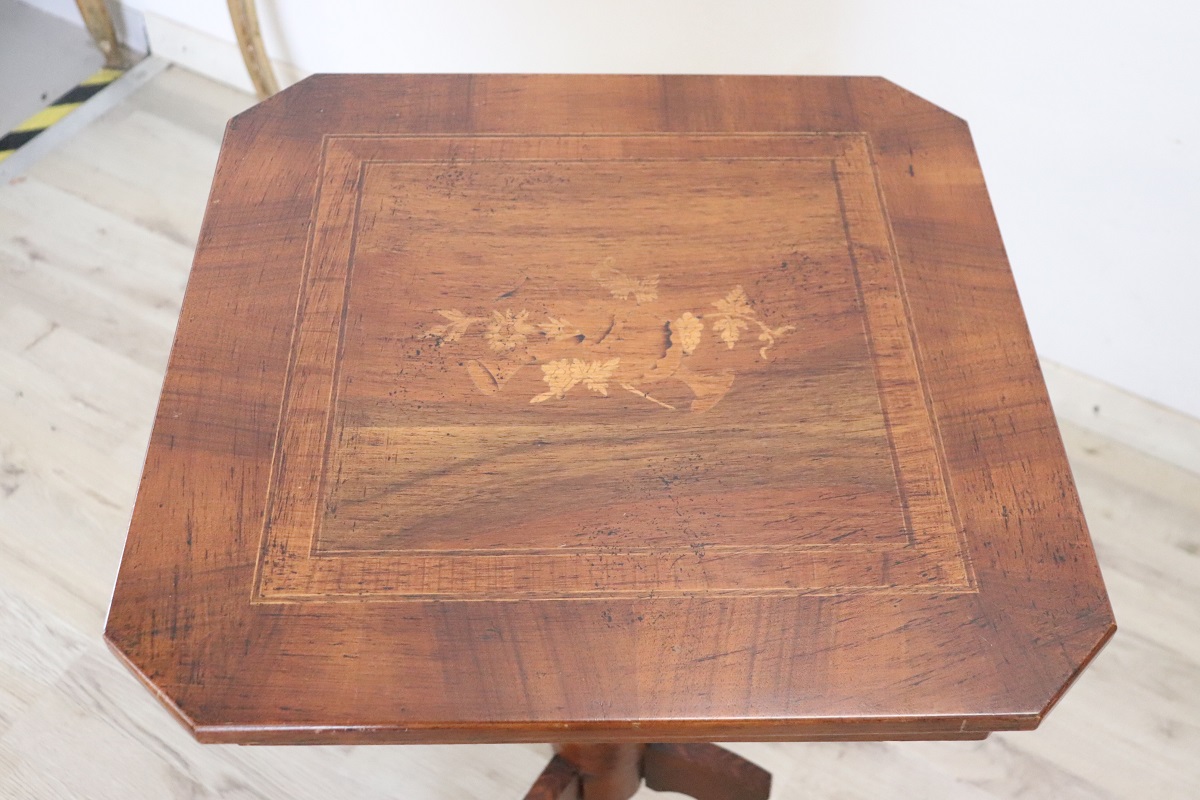 Louis Philippe Style Italian Tripod Table, Late 20th Century