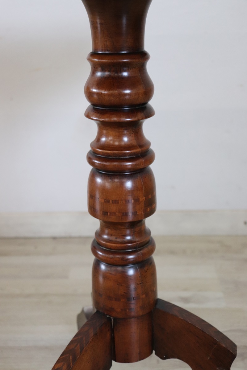 Louis Philippe Style Italian Tripod Table, Late 20th Century