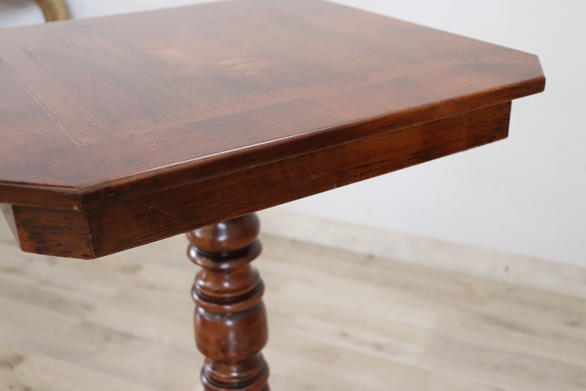 Louis Philippe Style Italian Tripod Table, Late 20th Century