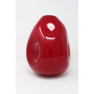 Red Vase in Murano Art Glass, 1970s