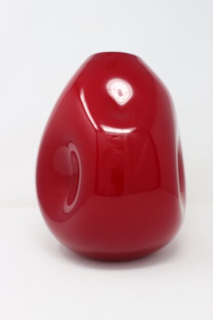 Red Vase in Murano Art Glass, 1970s - Image 2