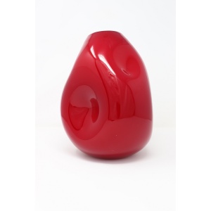 Red Vase in Murano Art Glass, 1970s
