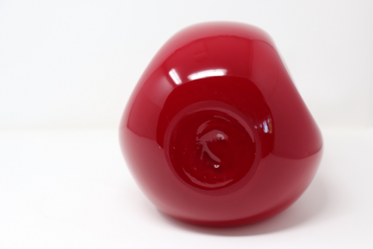 Red Vase in Murano Art Glass, 1970s