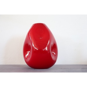Red Vase in Murano Art Glass, 1970s