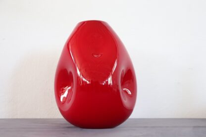 Red Vase in Murano Art Glass, 1970s - Image 8