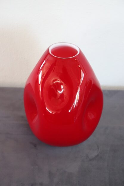 Red Vase in Murano Art Glass, 1970s - Image 10