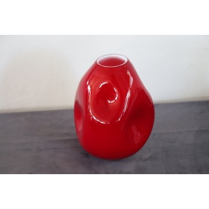 Red Vase in Murano Art Glass, 1970s