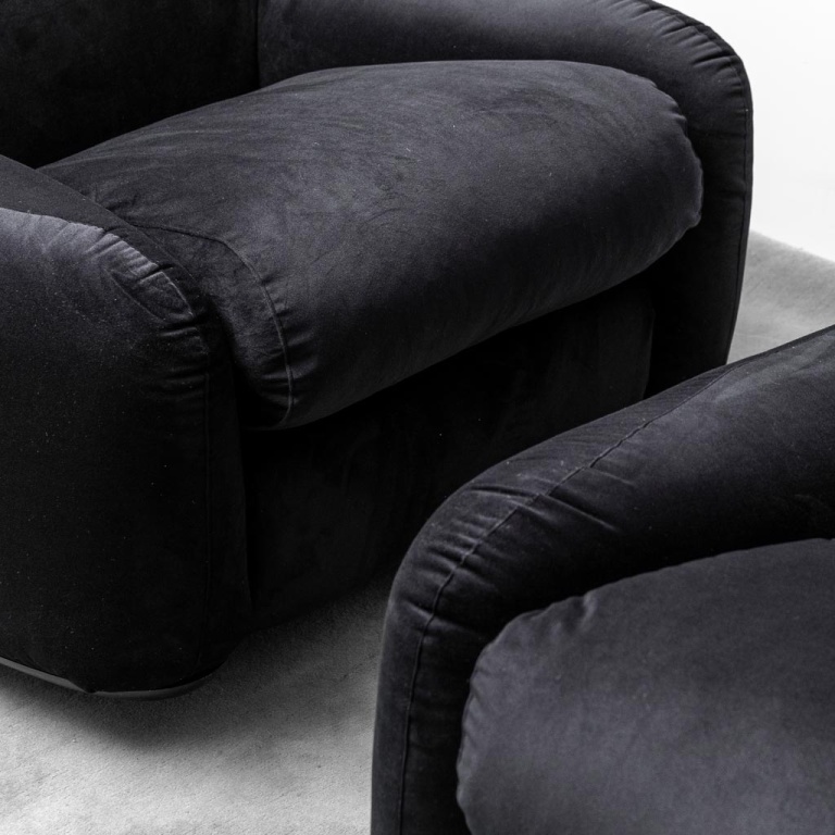 Pair Of Arrigoni Busnelli Piumotto Armchairs From The 70s Modern Vintage - Image 3