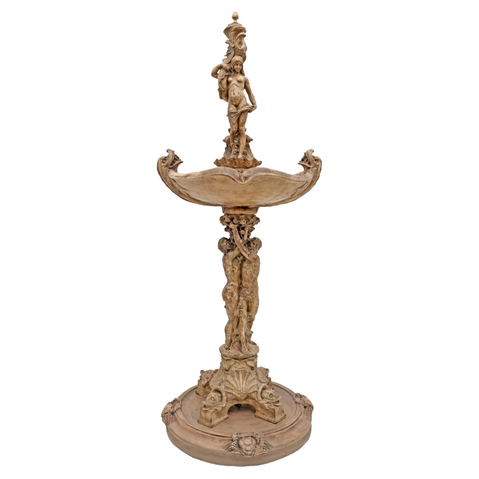 Neo-Renaissance Italian Terracotta Fountain. Tuscany, early 19th century