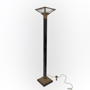 Gianfranco Frattini Art Deco Style Italian Floor Lamp by Relco Milano, 1970s