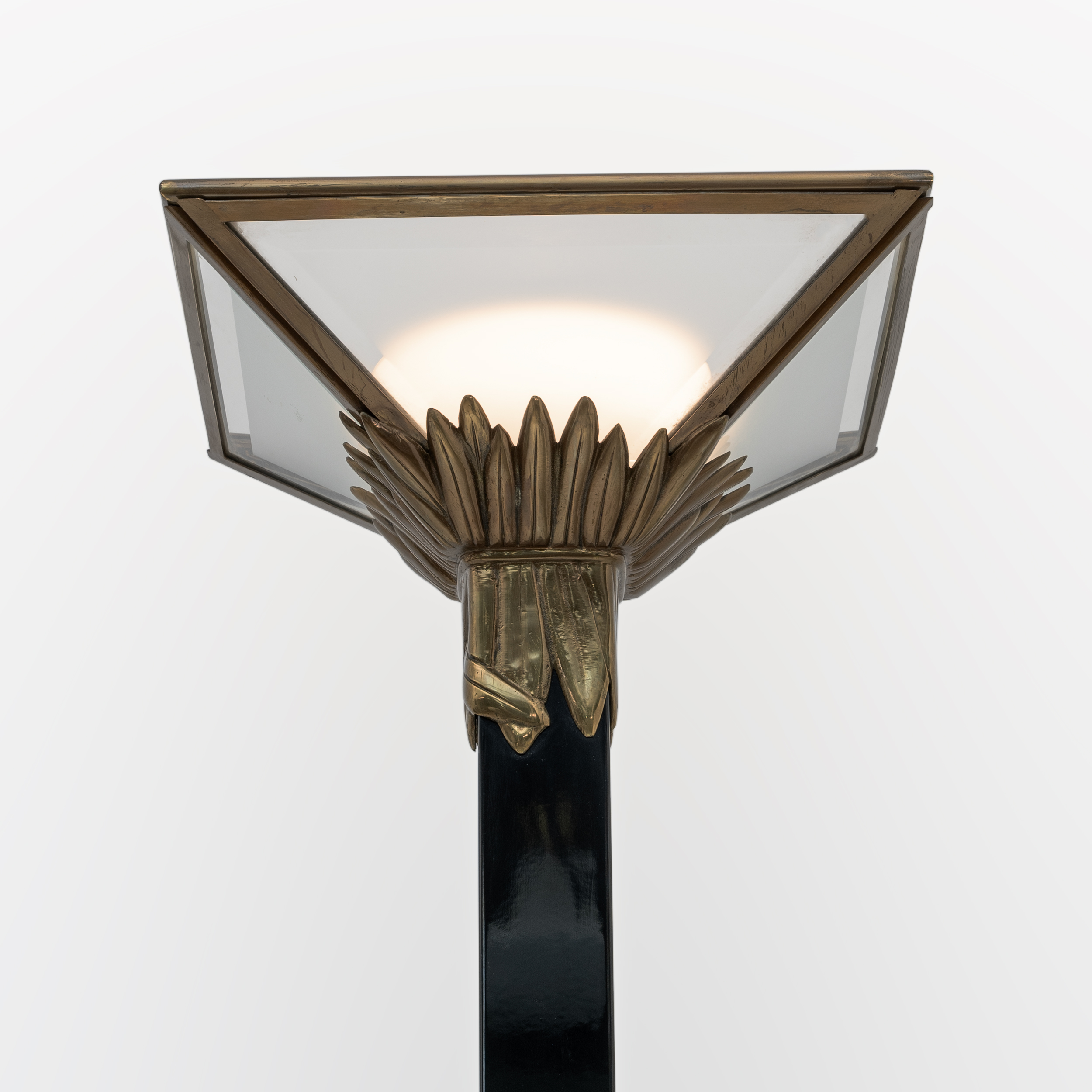 Gianfranco Frattini Art Deco Style Italian Floor Lamp by Relco Milano, 1970s