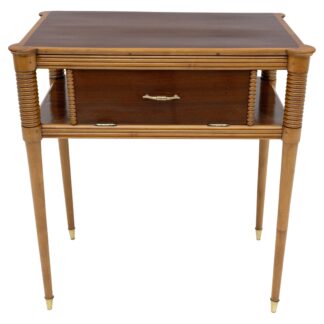 Pierluigi Colli Style Mid-century Modern Italian Maple Console Table, 1950s