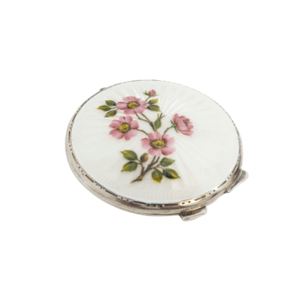 Quality Silver & Enamel Compact