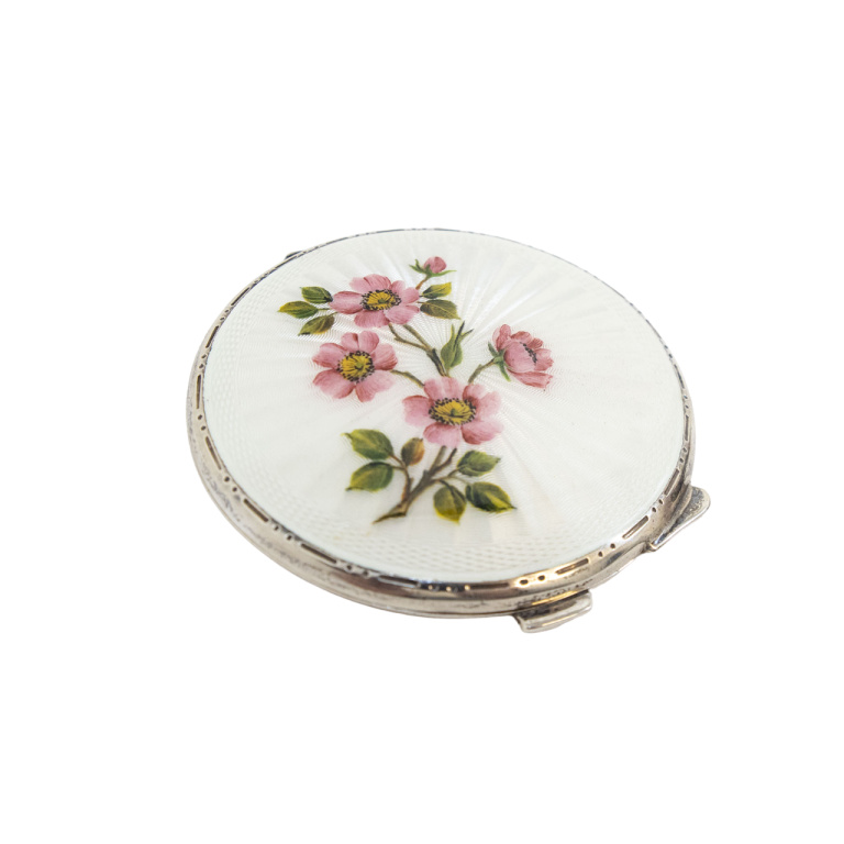Quality Silver & Enamel Compact