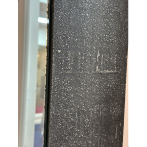 Italian Etched Cast Aluminium Wall Mirror By Lorenzo Burchiellaro, 1970s