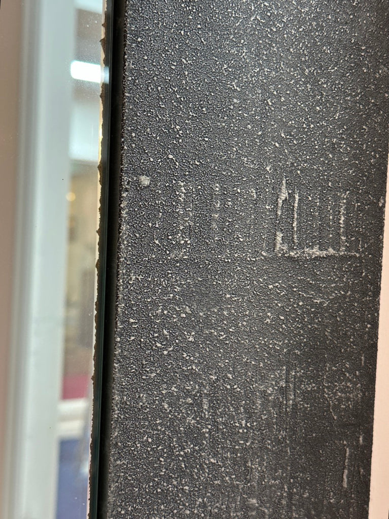 Italian Etched Cast Aluminium Wall Mirror By Lorenzo Burchiellaro, 1970s