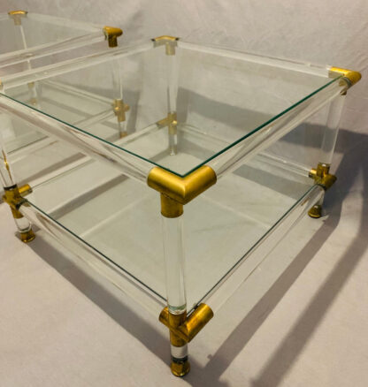 Glamorous Italian Acrylic Glass Side Tables, 1970s - Image 21