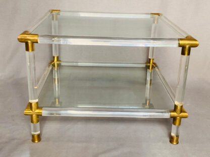 Glamorous Italian Acrylic Glass Side Tables, 1970s - Image 9
