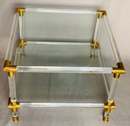 Glamorous Italian Acrylic Glass Side Tables, 1970s - Image 11