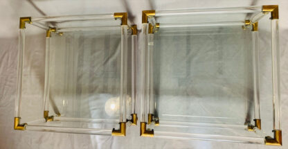 Glamorous Italian Acrylic Glass Side Tables, 1970s - Image 12
