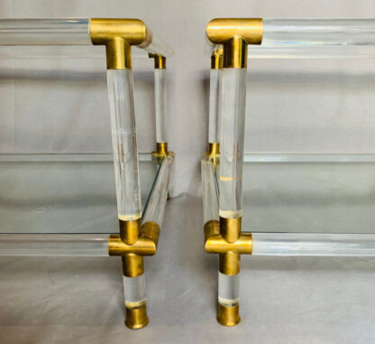 Glamorous Italian Acrylic Glass Side Tables, 1970s - Image 13