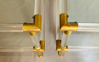 Glamorous Italian Acrylic Glass Side Tables, 1970s - Image 18