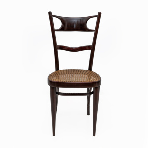 Set Six Early 20th Century Neapolitan Bent Beech Thonet Chairs Sautto & Liberale