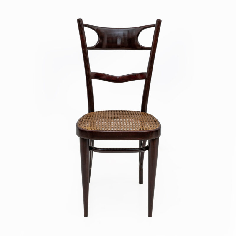 Set Six Early 20th Century Neapolitan Bent Beech Thonet Chairs Sautto & Liberale