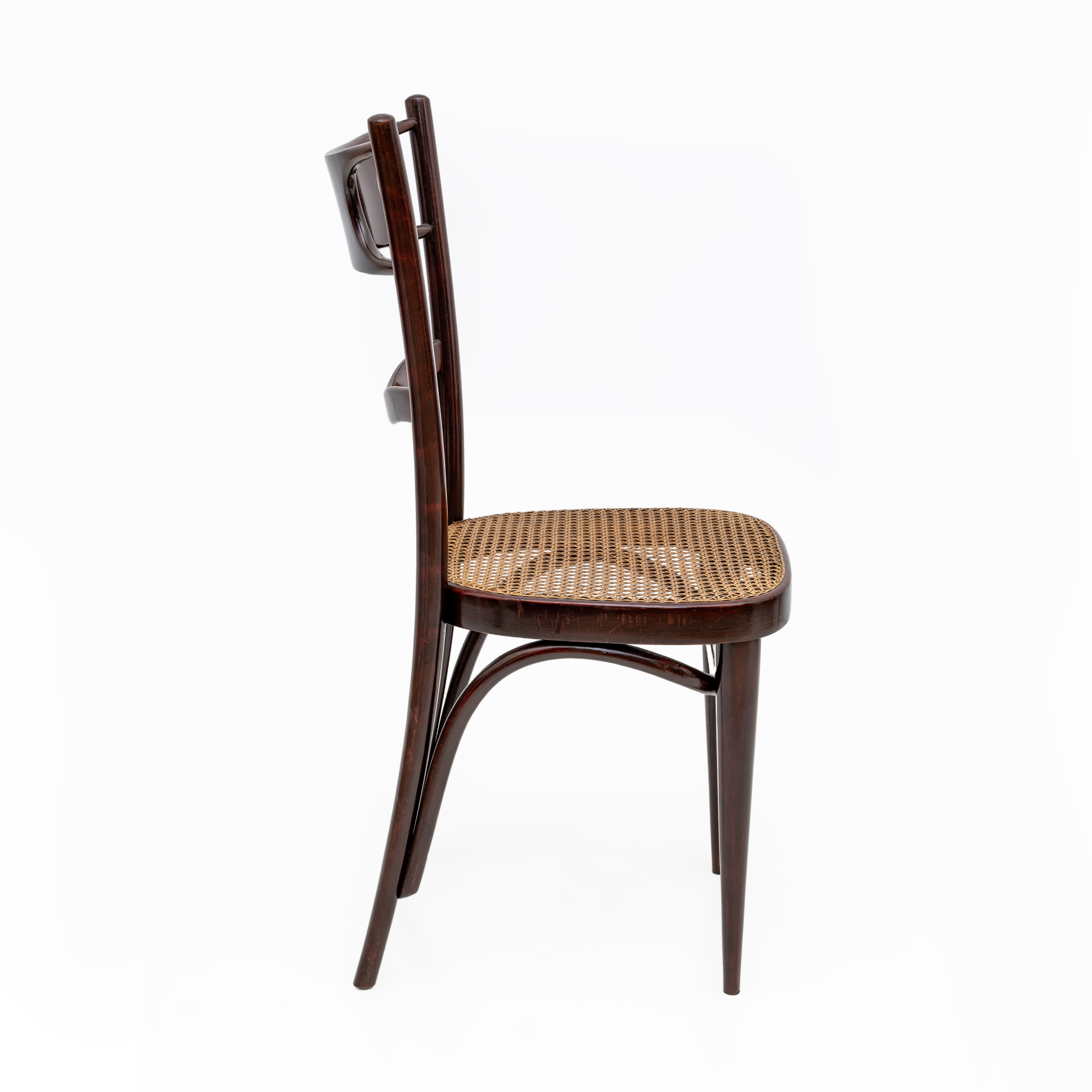 Set Six Early 20th Century Neapolitan Bent Beech Thonet Chairs Sautto & Liberale