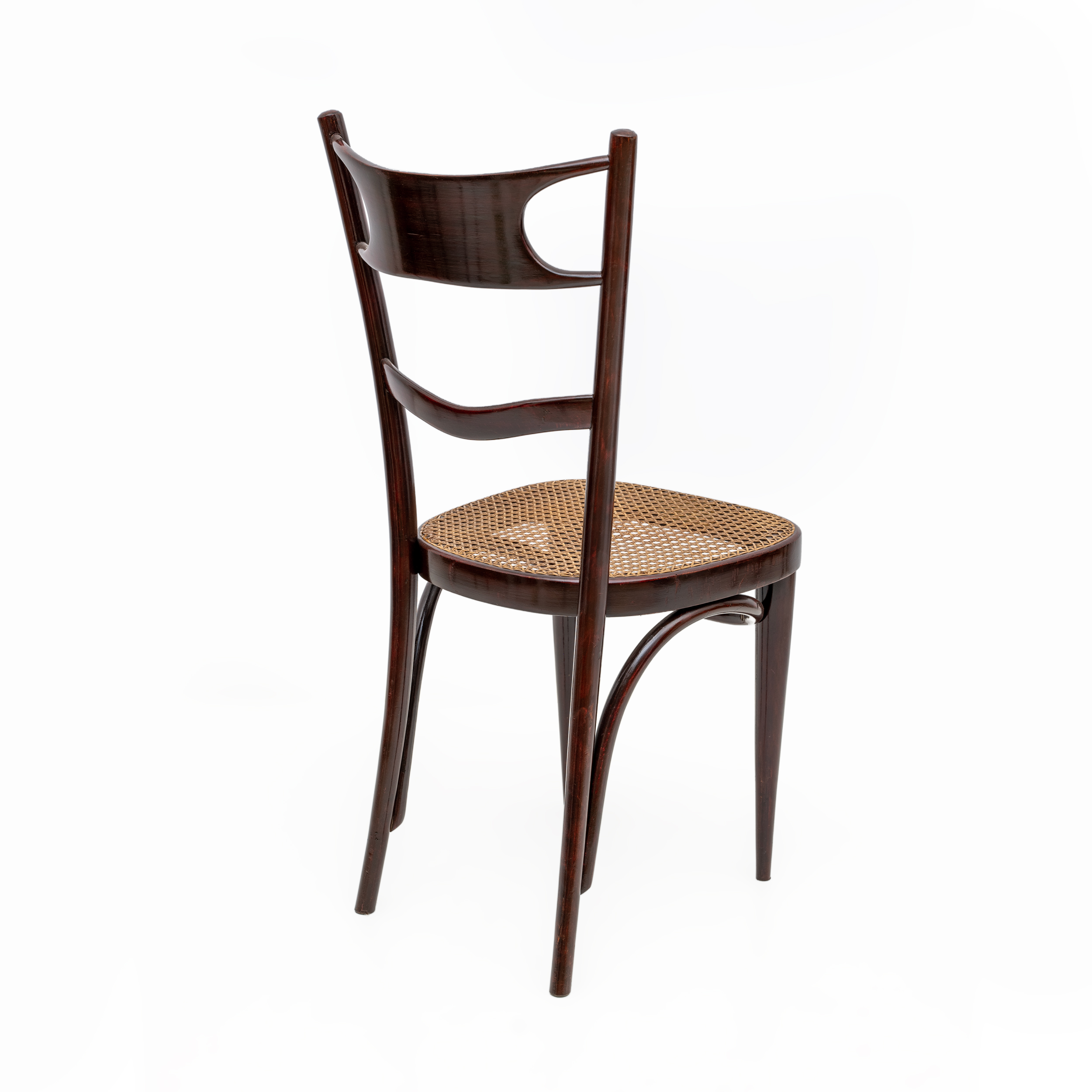 Set Six Early 20th Century Neapolitan Bent Beech Thonet Chairs Sautto & Liberale