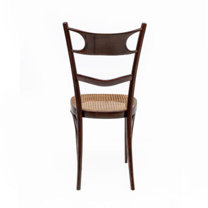 Set Six Early 20th Century Neapolitan Bent Beech Thonet Chairs Sautto & Liberale - Image 8
