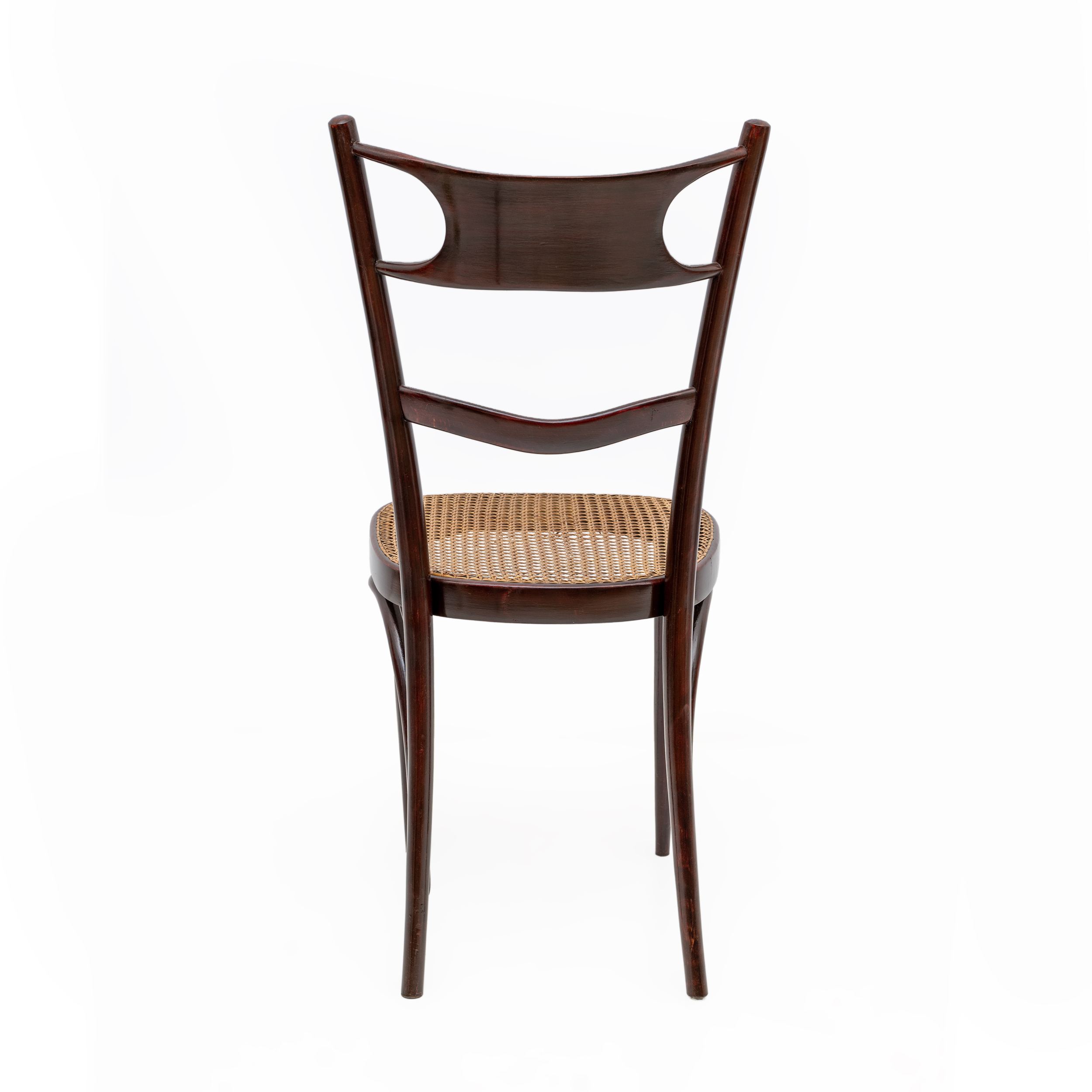 Set Six Early 20th Century Neapolitan Bent Beech Thonet Chairs Sautto & Liberale
