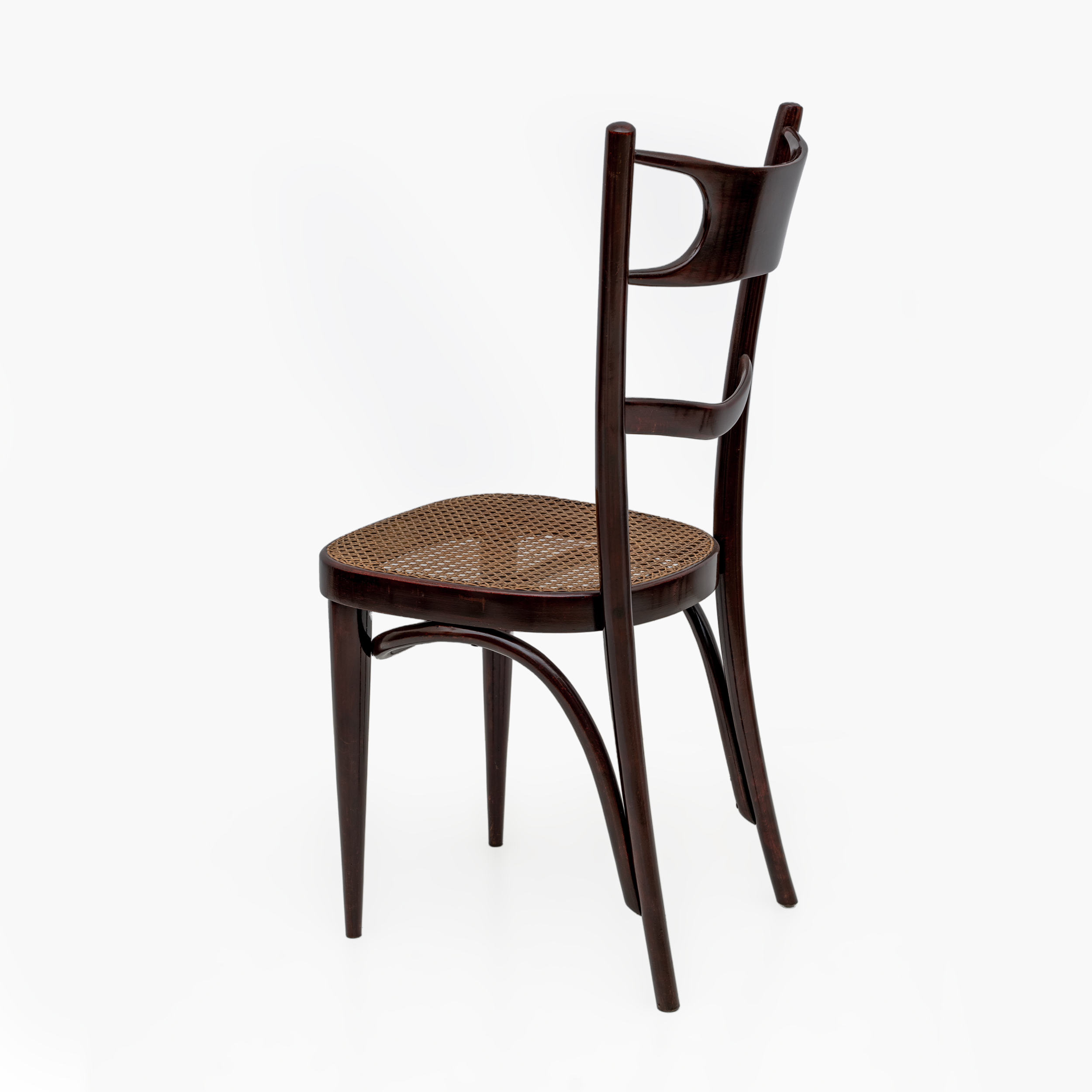 Set Six Early 20th Century Neapolitan Bent Beech Thonet Chairs Sautto & Liberale
