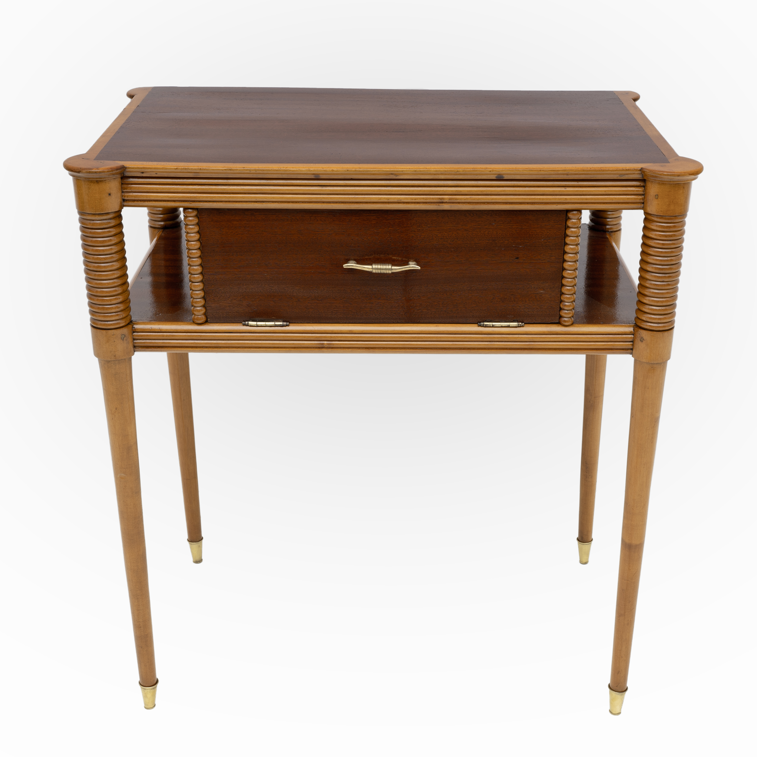 Pierluigi Colli Style Mid-century Modern Italian Maple Console Table, 1950s