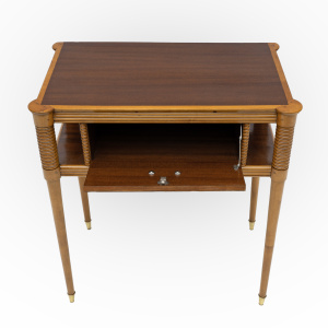 Pierluigi Colli Style Mid-century Modern Italian Maple Console Table, 1950s