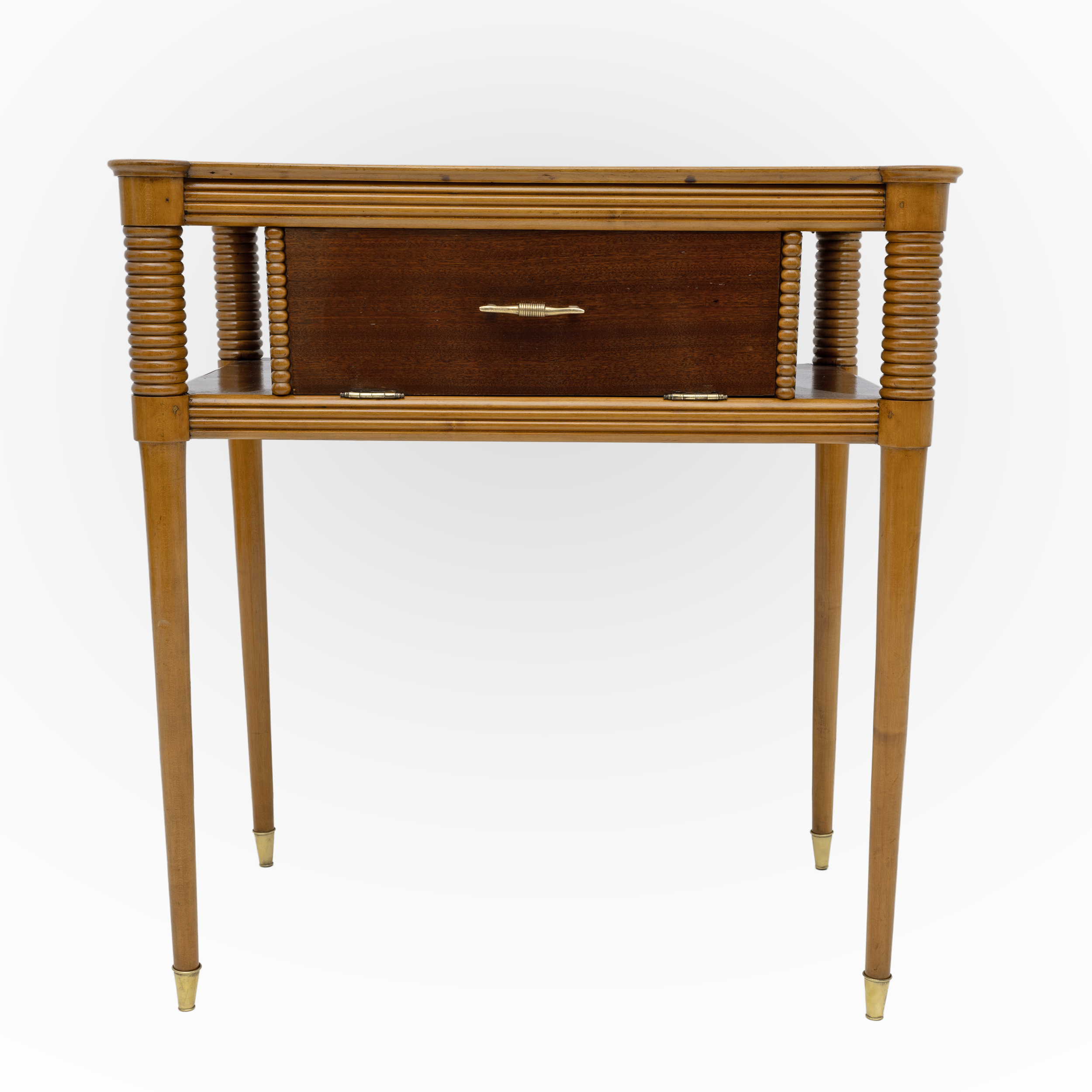 Pierluigi Colli Style Mid-century Modern Italian Maple Console Table, 1950s