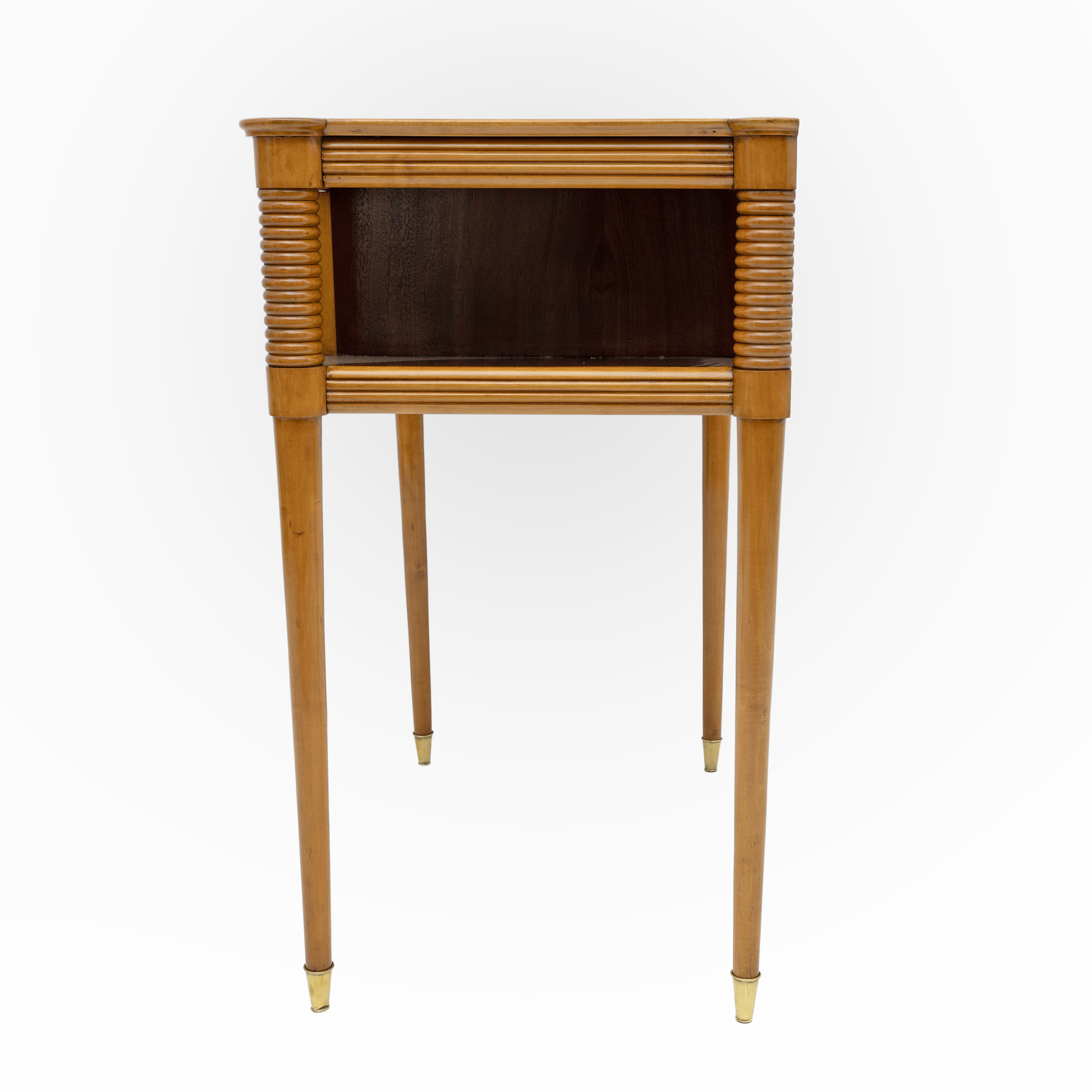 Pierluigi Colli Style Mid-century Modern Italian Maple Console Table, 1950s