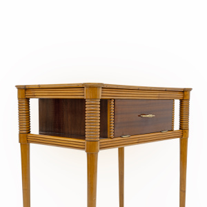 Pierluigi Colli Style Mid-century Modern Italian Maple Console Table, 1950s