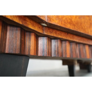 Art Deco buffet, Macassar Ebony and Walnut Burl, 1920-1930